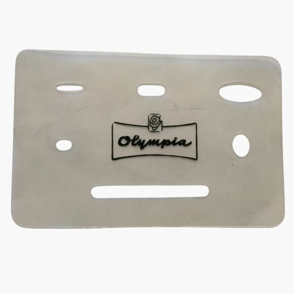 Olympia Clear Acrylic Stencil With Oval Line Shapes For Small Craft Detail - Picture 1 of 2
